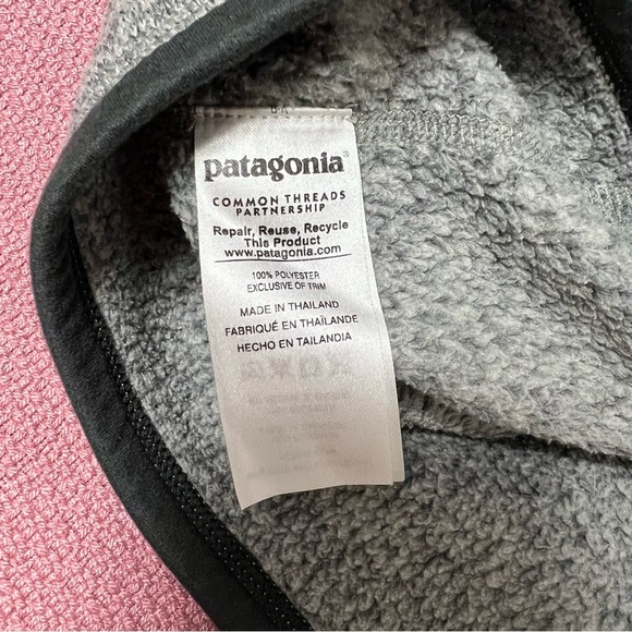 Patagonia Women’s XS Gray Better Sweater Fleece Quarter Zip Two Tone - Picture 6 of 6